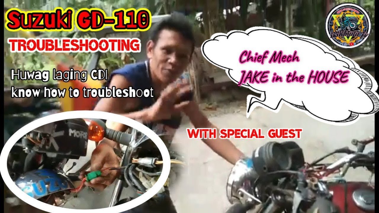 EP72- Suzuki GD110 Walang Power Ayaw Umandar|Troubleshooting with Chief Jake Gabute Tv