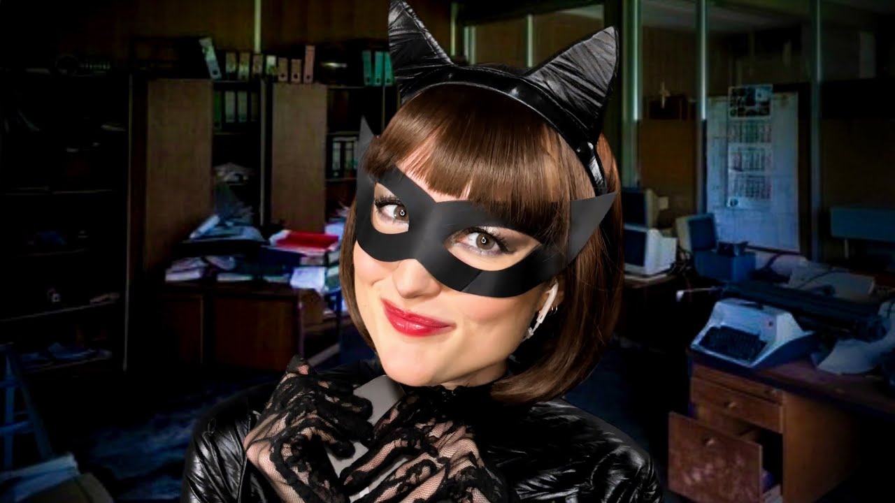 ASMR Catwoman Teams Up with You to Do Detective Work - ASMR DC Roleplay
