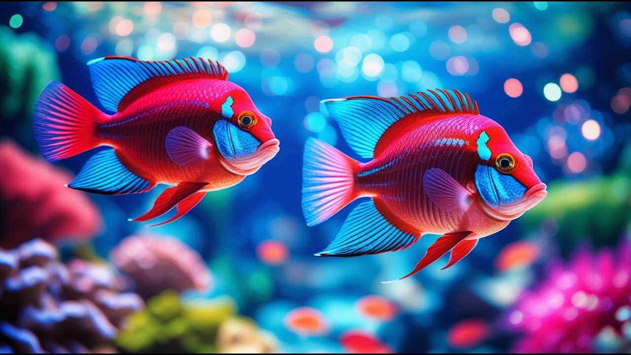 Peaceful Underwater Ambience | Ocean Waves & Soft Music for Sleep, Meditation & Healing Calm