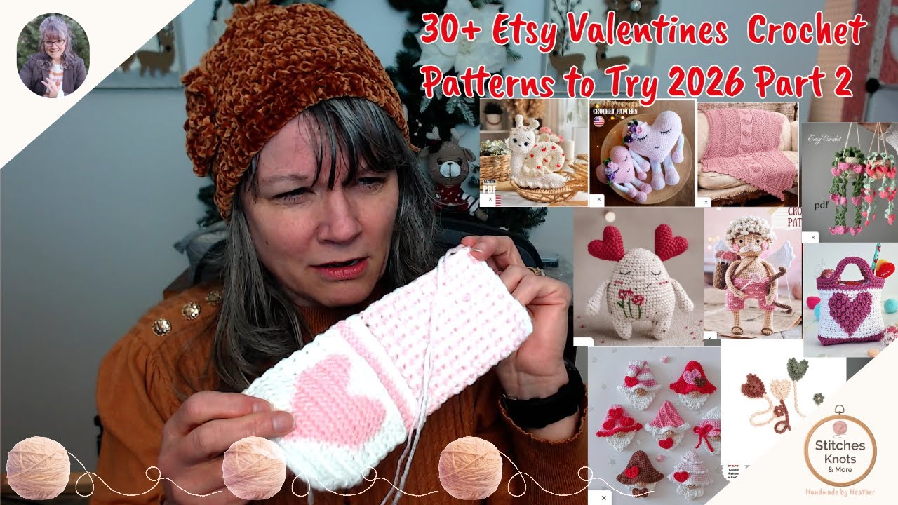 30+ Etsy Valentines Crochet Patterns to Try In 2026