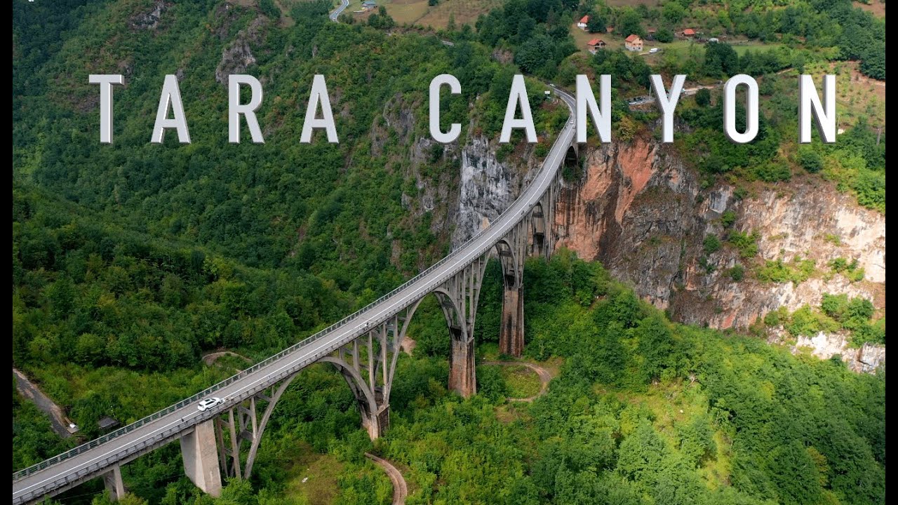 Grand Canyon of Europe - Tara Canyon in 4k Drone
