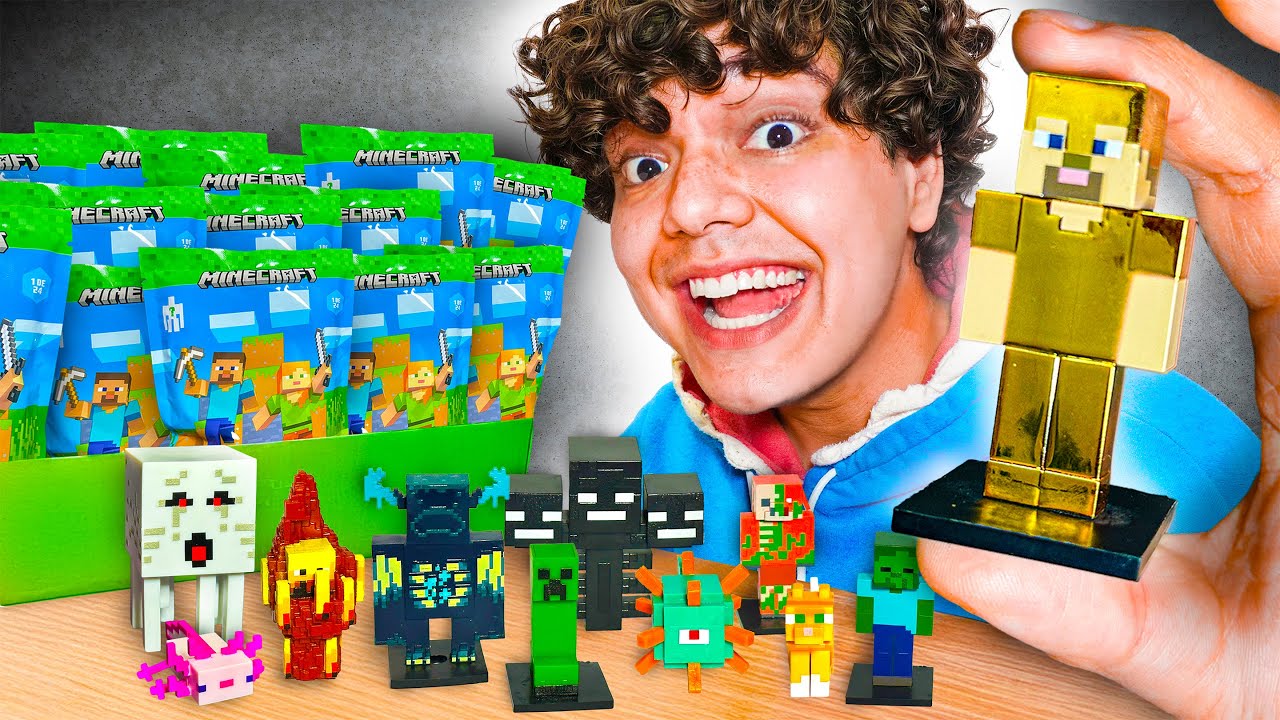 ABRI A NOVA COLE&Ccedil;&Atilde;O DE MOBS RAROS DO MINECRAFT