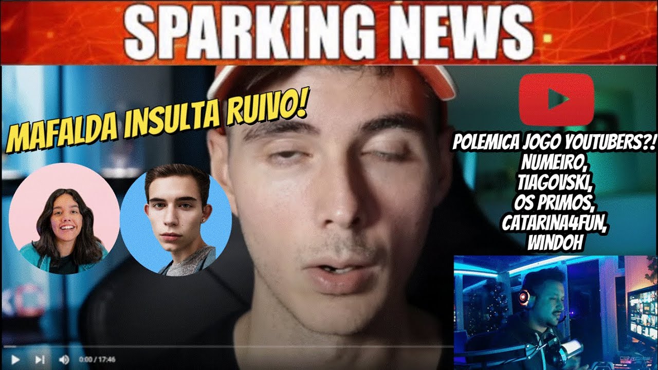 MAFALDA INSULTA RUIVO! POLEMICA JOGO YOUTUBERS?! Numeiro, Tiagovski, Os Primos, Catarina4Fun, Windoh