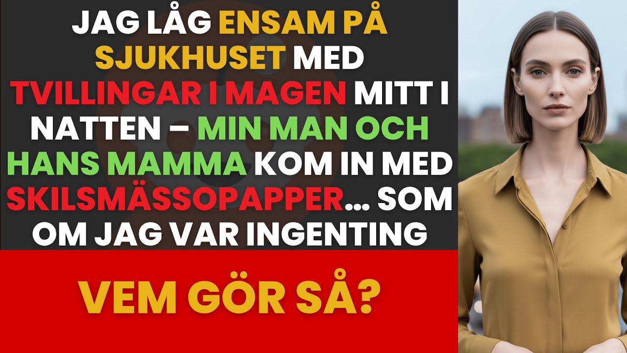 JAG VAR GRAVID MED TVILLINGAR – MIN MAN PLANERADE ATT LÄMNA MIG I HEMLIGHET