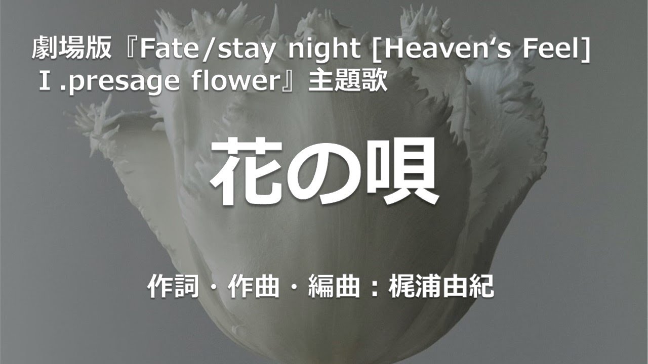 【カラオケ】花の唄／Aimer 【オフボーカル メロディ有り karaoke】