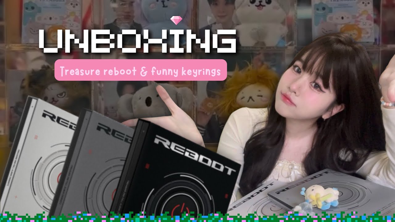 📦[Unboxing]📦 TREASURE Album Reboot (Ktown POB) & Funny keyrings | 트레저 앨범깡