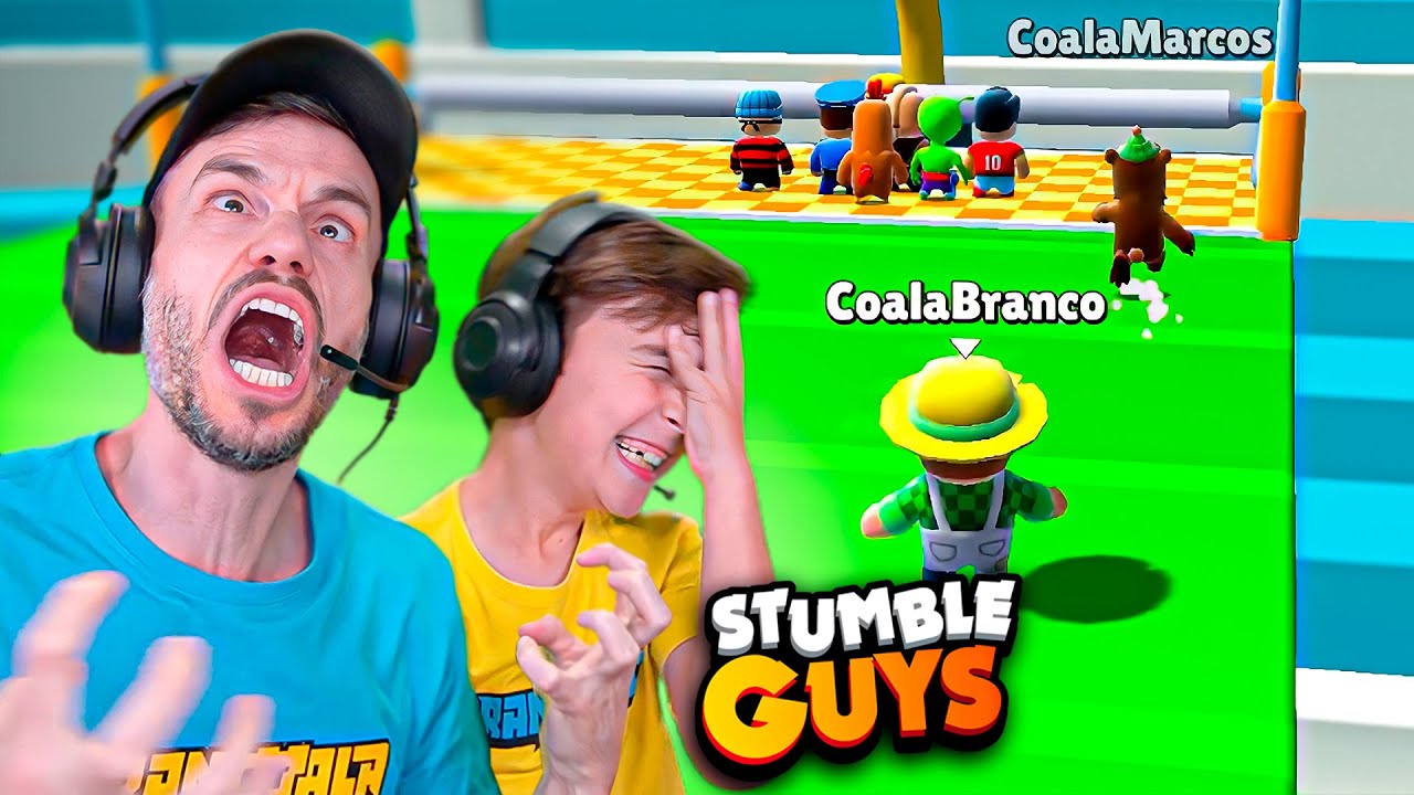 PASSANDO NERVOSO NO STUMBE GUYS - Brancoala Games