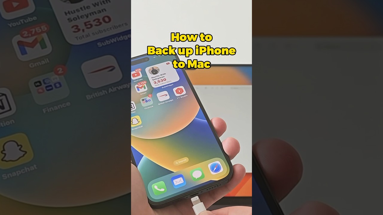 How to Backup iPhone 📱 to Mac 💻