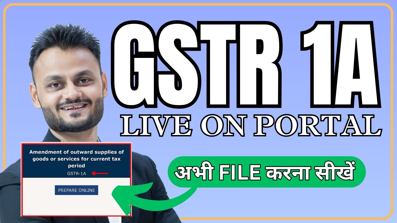 🔴🔴 Live GSTR 1A Filing | New GST Return ft @skillvivekawasthi