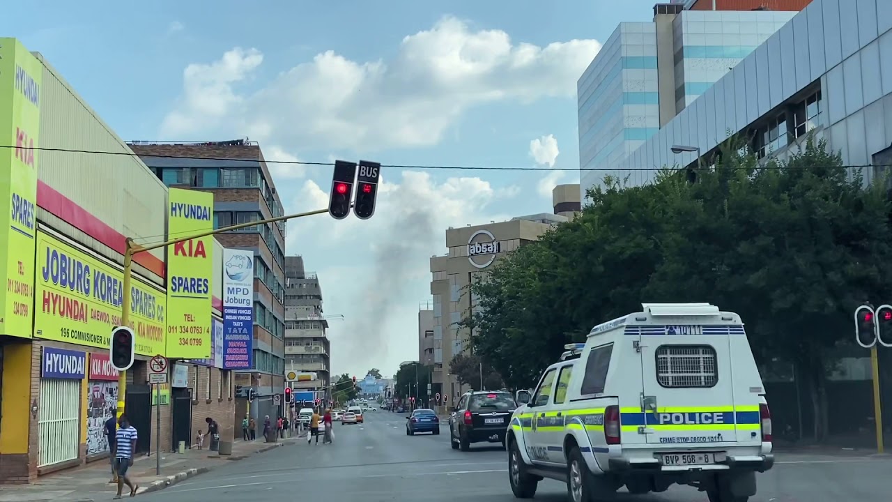 Highrise Buildings Around Johannesburg CBD