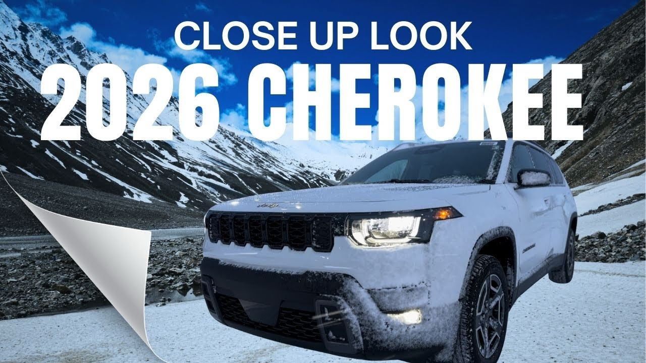 Close up look at the 2026 Jeep Cherokee