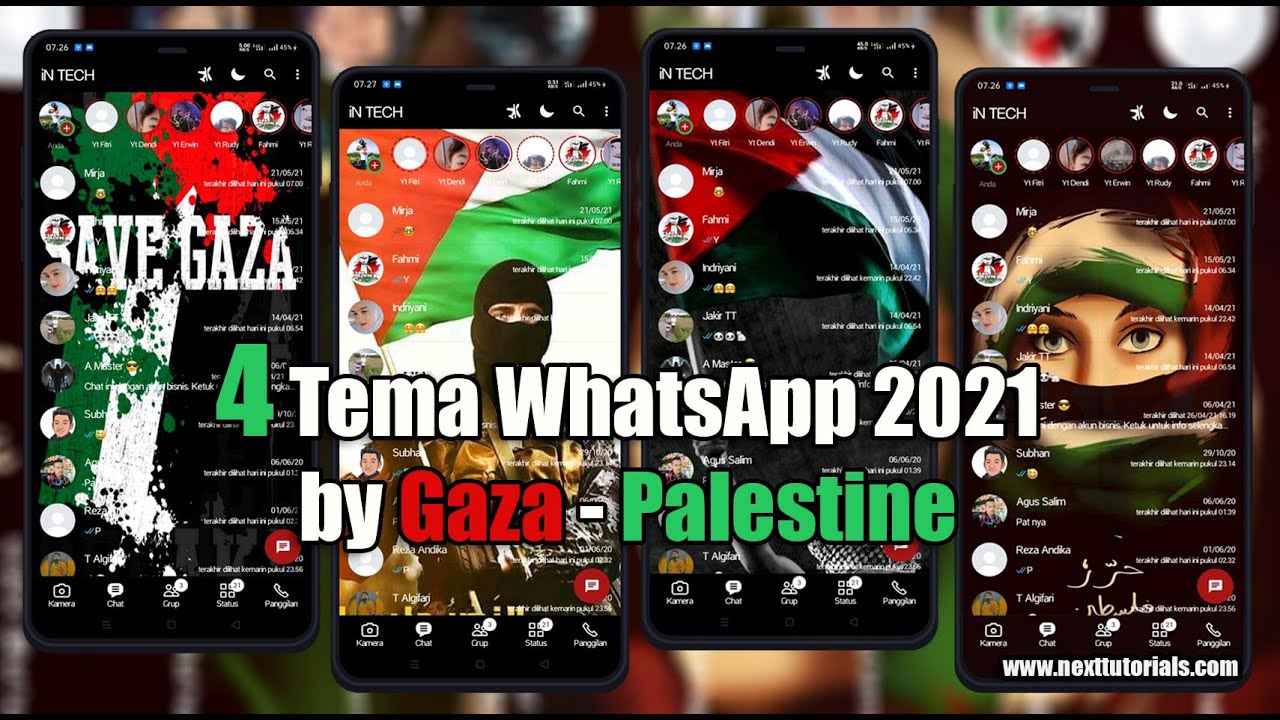 Kumpulan Tema WhatsApp Keren 2021 by Save Gaza-Palestina
