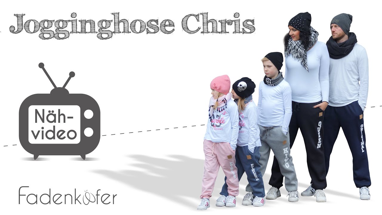 Jogginghose Chris für Damen, Herren und Kinder selber nähen