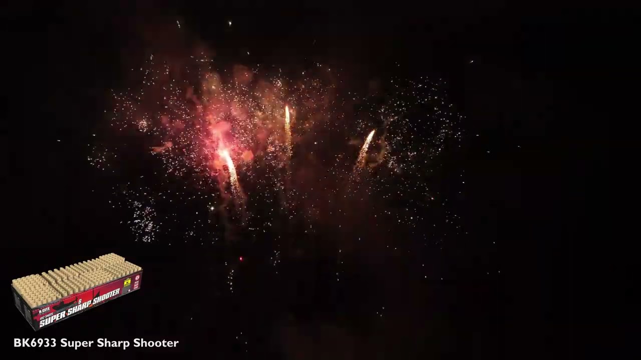 Super Sharp Shooter - X-CITE Fireworks BK6933 Vuurwerkbunker.nl