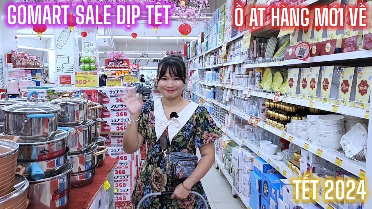 Đi Siêu Thị GOMART ĐÀ LẠT Ngập Tràn ĐỒ KHÔ, BÁNH MỨT, ĐỒ GIA DỤNG Đẹp Mê Luôn Tết 2024