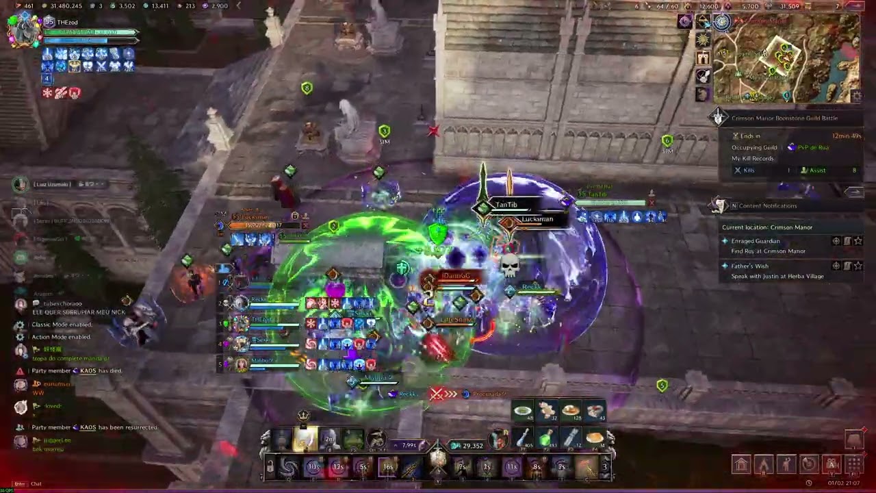 Throne and liberty - Pvp de rua x Azure