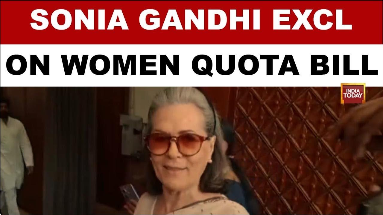 Congress's Sonia Gandhi Exclusive On India Today On Women Quota Bill In Special Parliament Session