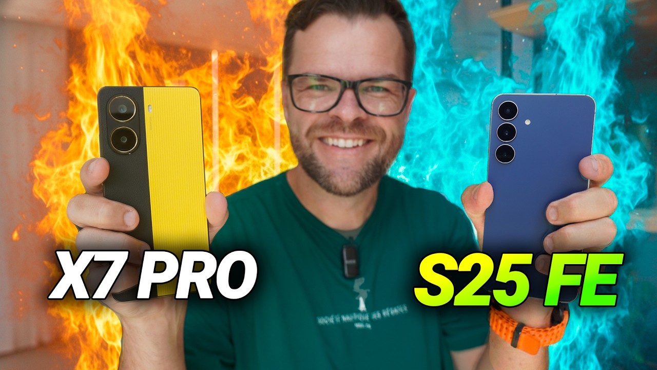 Galaxy S25 FE vs POCO X7 Pro: qual o melhor custo-benefício?