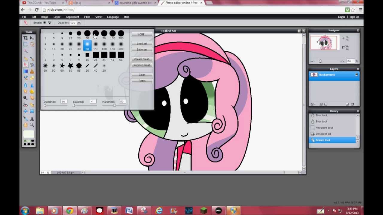 Equestria Girls Puffed Sweetie Belle   Speedpaint