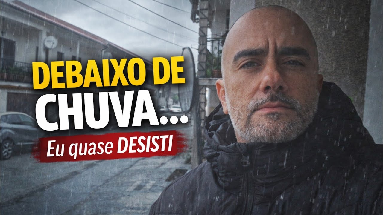 “Eu quase desisti… mas foi na chuva que consegui meu trabalho em Portugal”