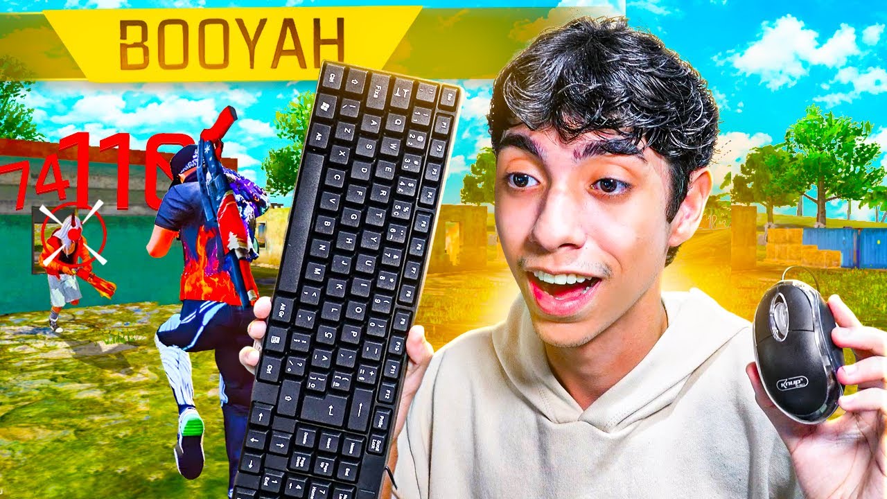 JOGUEI APOSTADO COM TECLADO E MOUSE BARATO NO MOBILADOR (handcam)