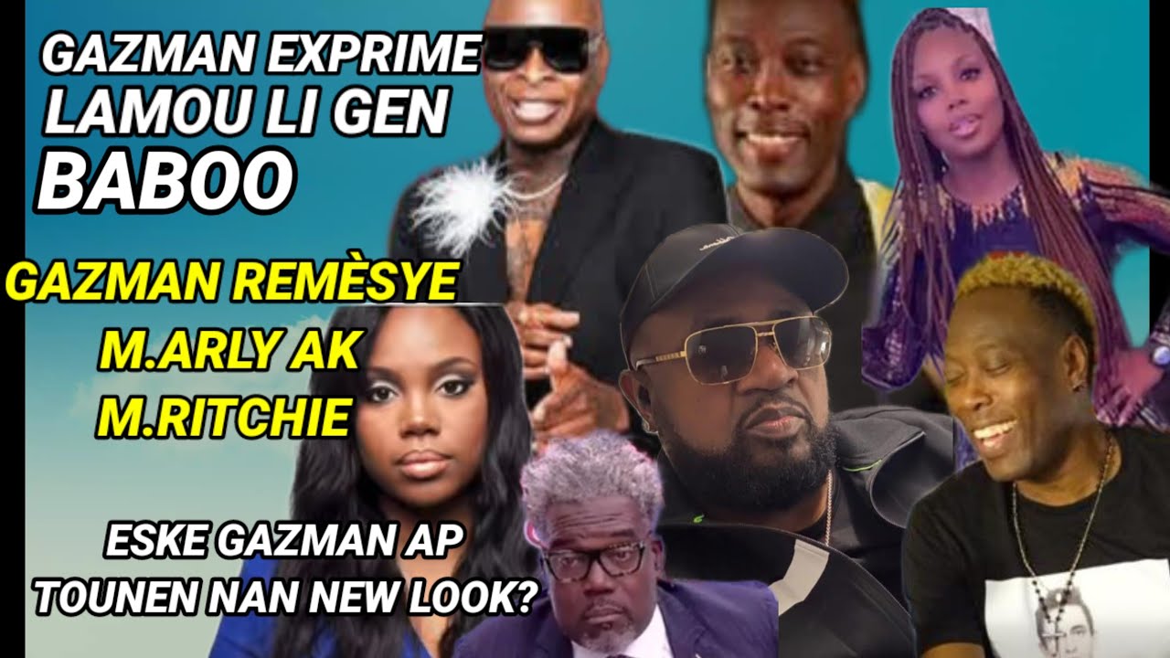 Gazman exprime lanmou lign pou ou Baboo/gazman pa sispann remesye M.Arly ak M.Ritchie