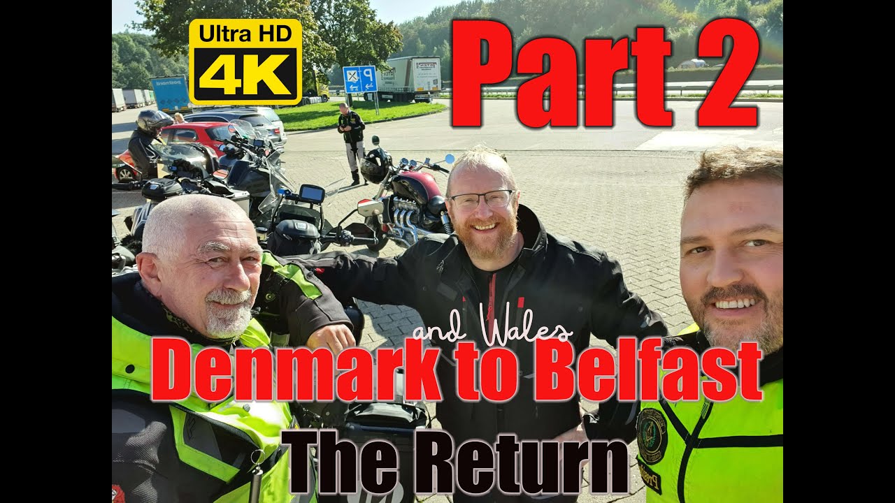Belfast to Denmark weekend motorbike trip | PART2 | Touring Wales by Motorcycle