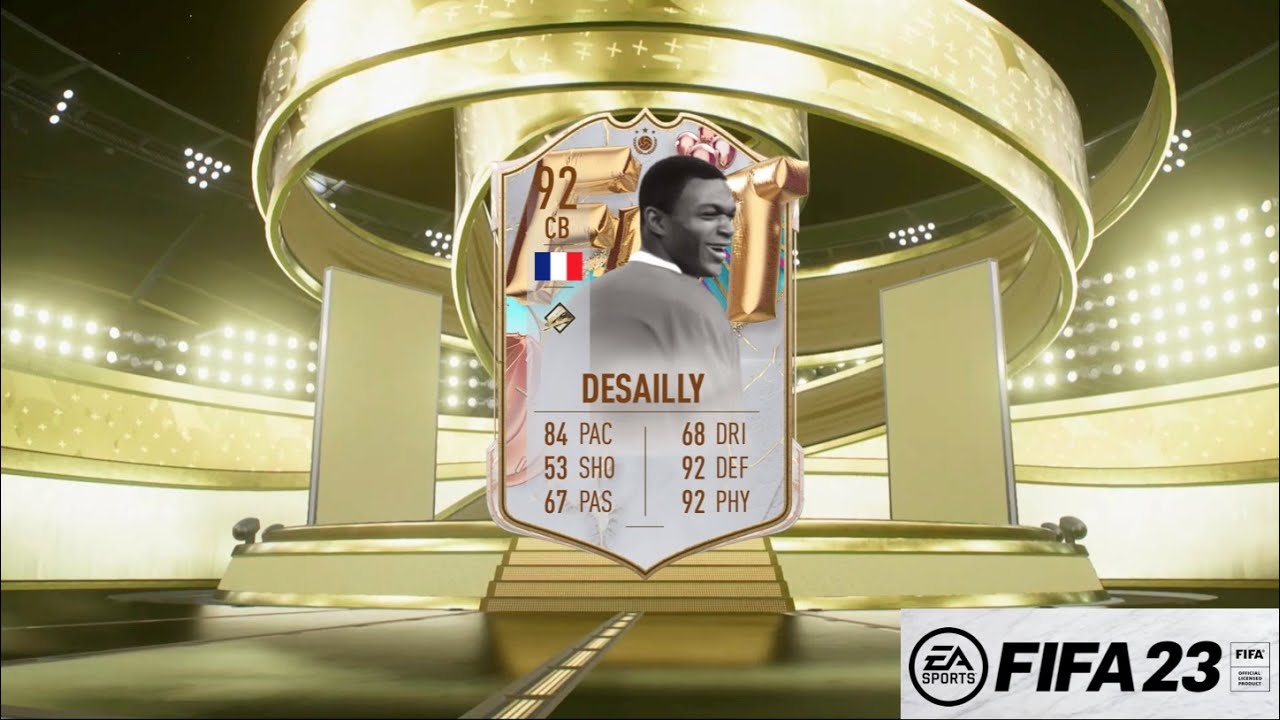 FUT BIRTHDAY ICON DESAILLY REVIEW | 92 FUT BIRTHDAY ICON MARCEL DESAILLY PLAYER REVIEW | FIFA 23