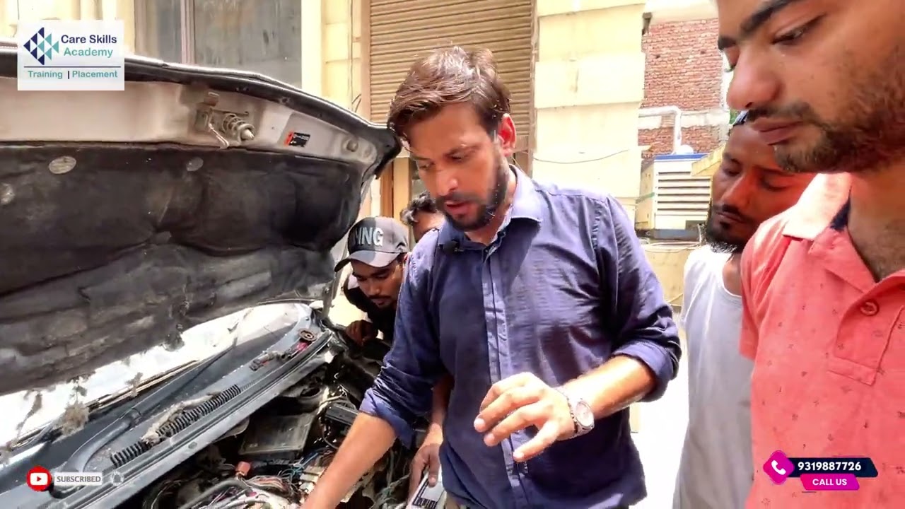 A car turbocharger Working || Care skills academy