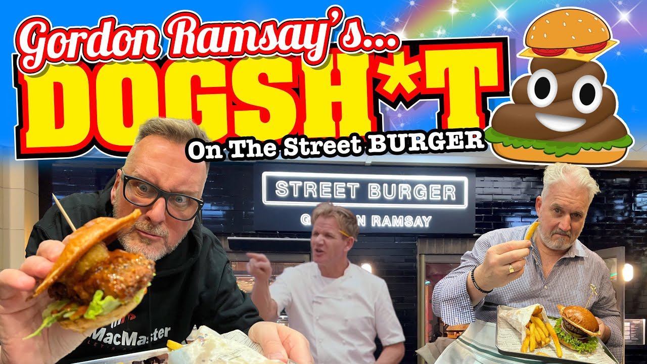 Gordon Ramsay DOG $H*T! ON THE STREET Burger!