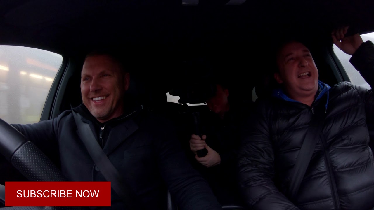 Lawrence Kenwright, driving around Liverpool having a laugh