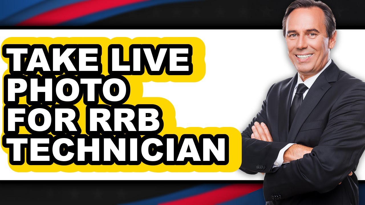 How to Take Live Photo for Rrb Technician (only Way)