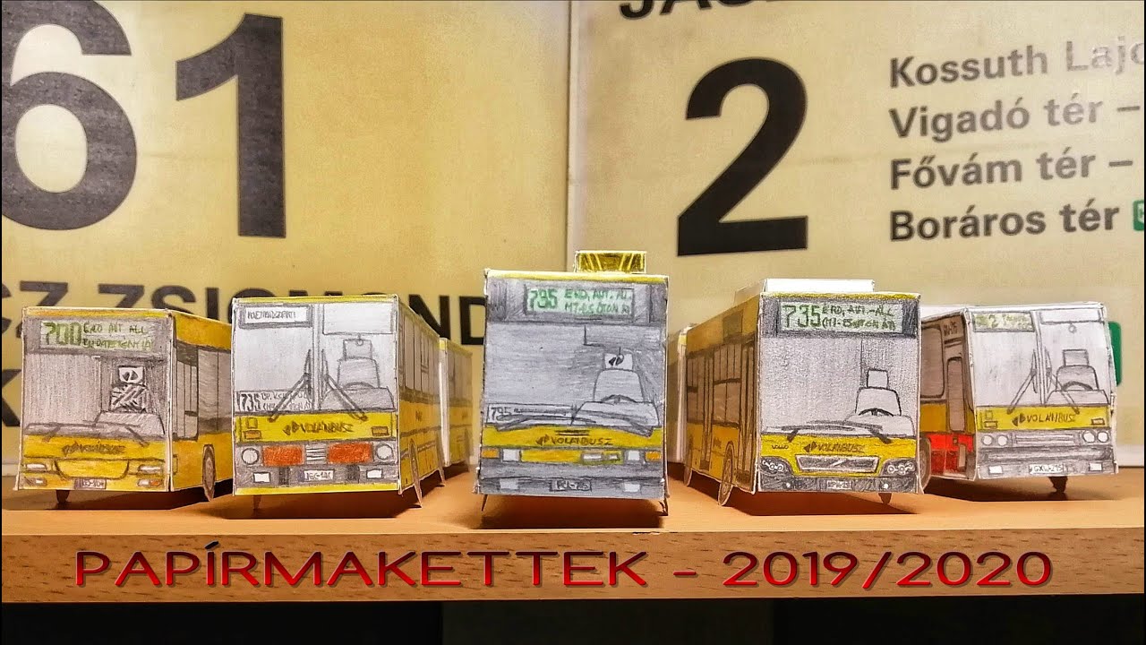 Papírmekettek - 2019 és 2020