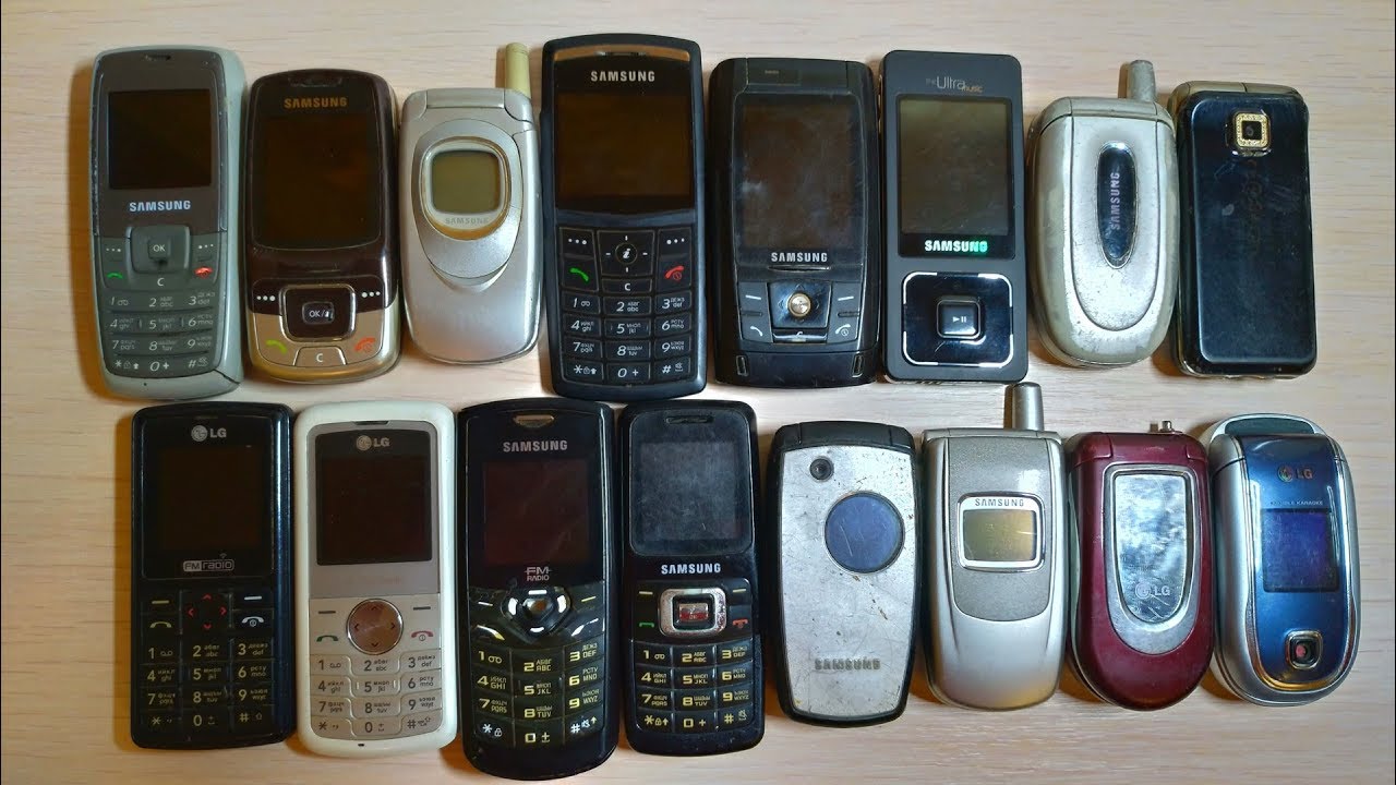 All my old Samsung and LG phones collection