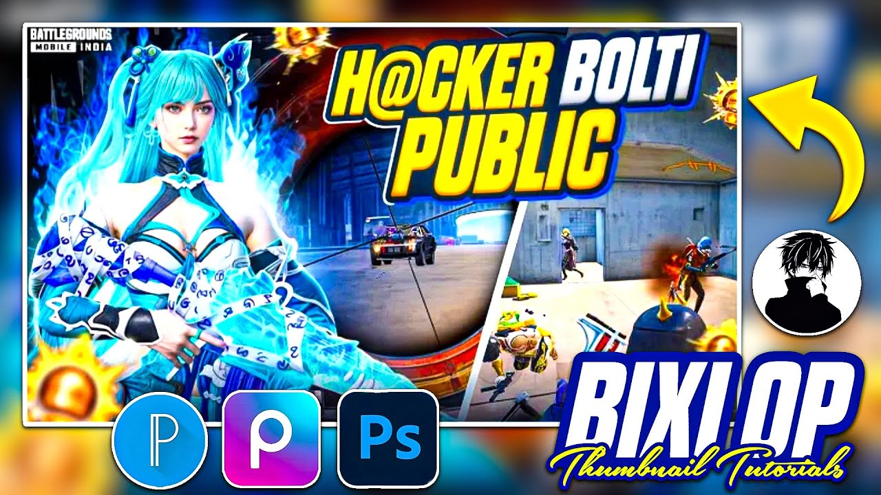 Make This Thumbnail Like @TheBixiOP  😱 | How To Make Thumbnail Like 