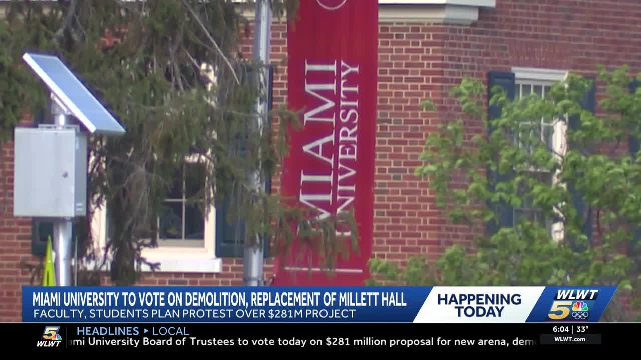 Miami University students, faculty to protest vote to replace, demolish Millett Hall