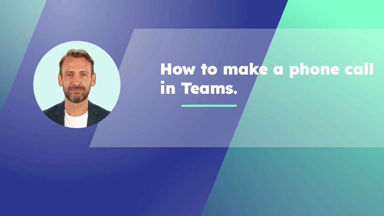 How to make (external) phone calls in Microsoft Teams