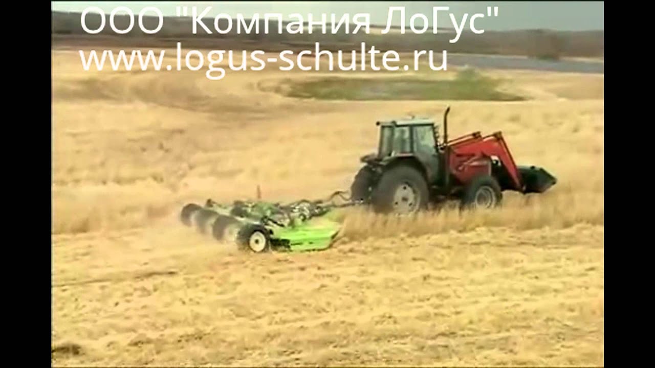 Мульчировщик Schulte 5026 - измельчение стерни зерновых
