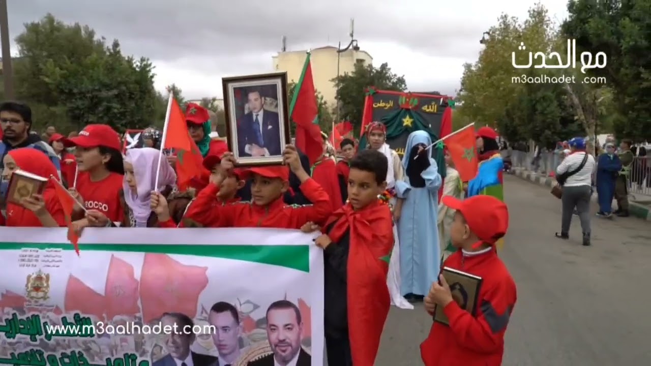 موكب أكثر من رائع بمدينة صفرو بمناسبة ذكرى المسيرة الخضراء المظفرة