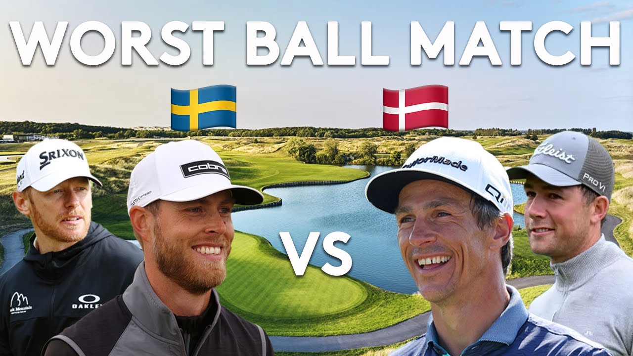 2v2 WORST BALL SCRAMBLE | Sweden vs Denmark