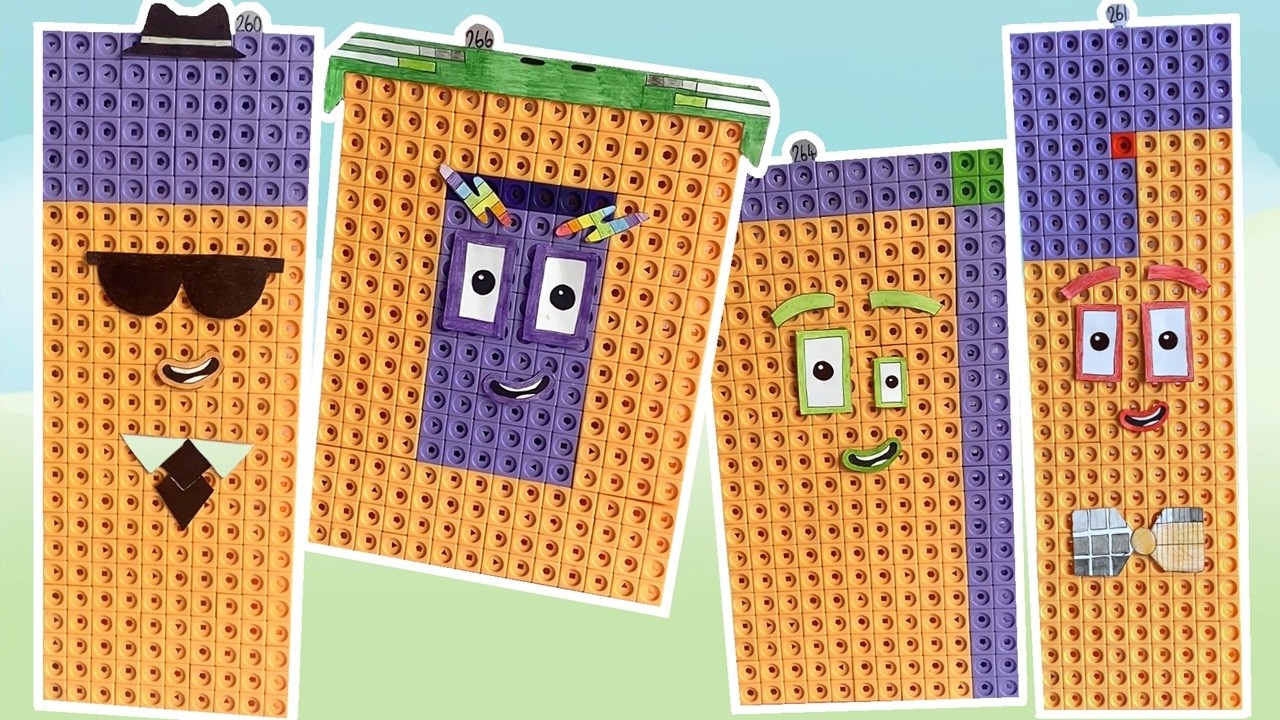 Numberblocks 260-269 | Giant Numberblock Mathlink Cubes | Kids Numbers And Factors