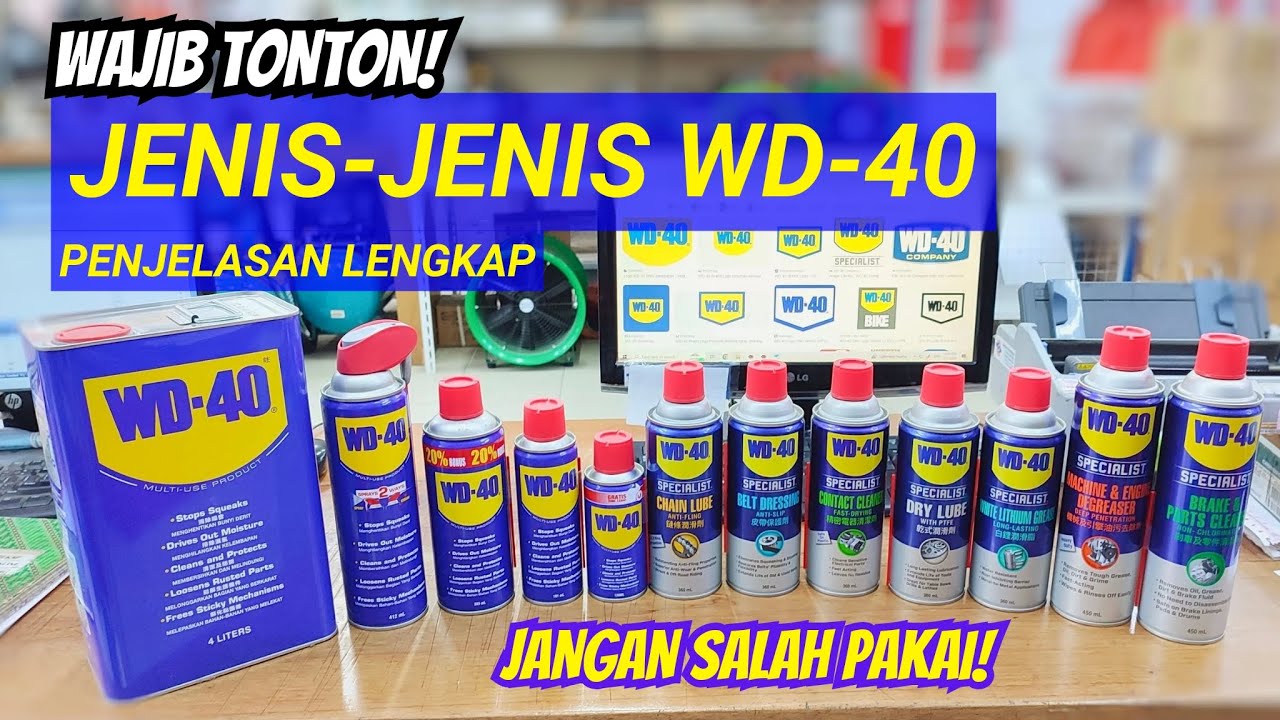 JANGAN SALAH! Tipe-tipe WD-40 lengkap, Gunakan sesuai kebutuhan | WD40 | ANTI KARAT