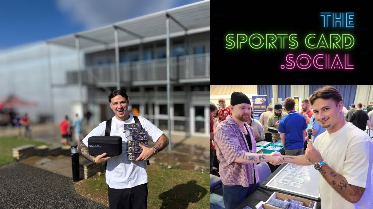 THE SPORTS CARD SOCIAL (CARD SHOW) VLOG
