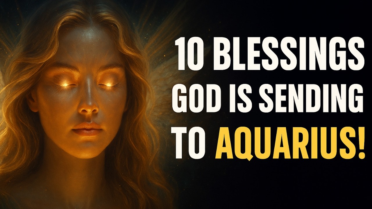 Aquarius: The 10 Spiritual Blessings God Is Sending Now for Transformation and Alignment of Destiny