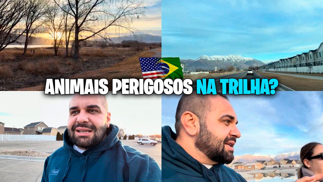 TRILHA PERIGOSA EM UTAH? 🇺🇸 Cuidado com os animais e a estrutura real!