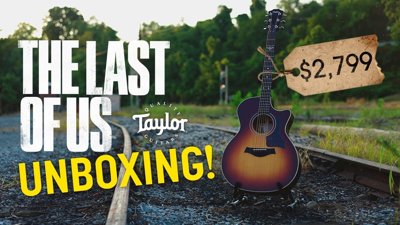 Unboxing the Last of Us Taylor Guitar (Replica 314c)