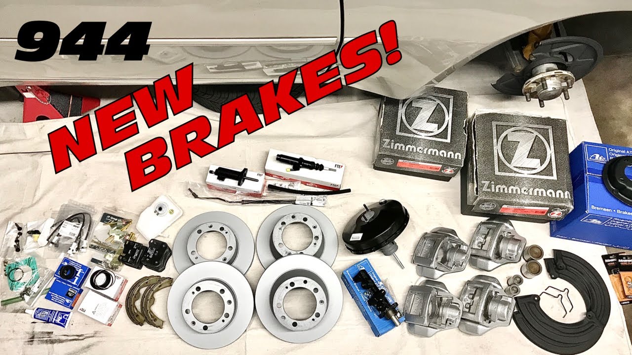 Porsche 944 – Complete Brake System Replacement / Restoration (pads, rotors, lines, booster, master)