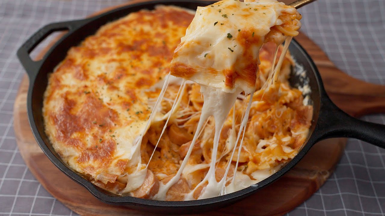 باستا رهيبة مش هتبطلوا تعملوها بالطريقة دي🍝 الحل لما تكون جعان ومكسل ..!