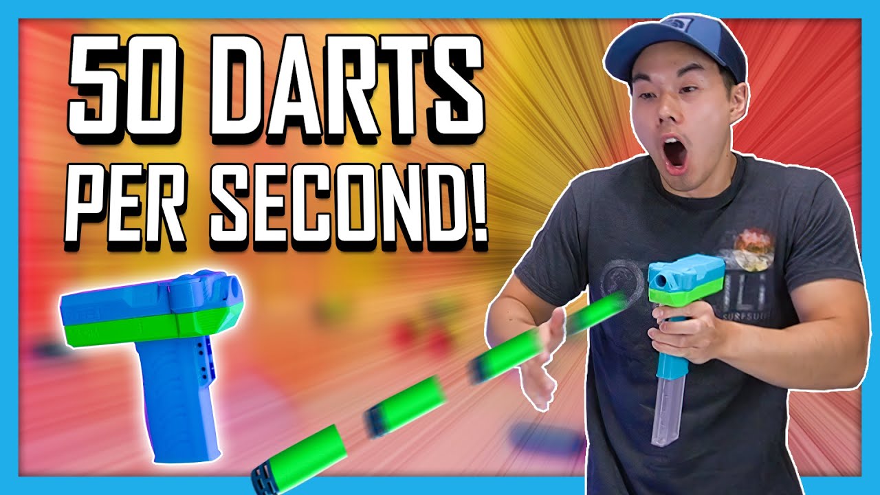 The Fastest Firing Nerf Blaster I Own ($160 Nerf Uzi!)