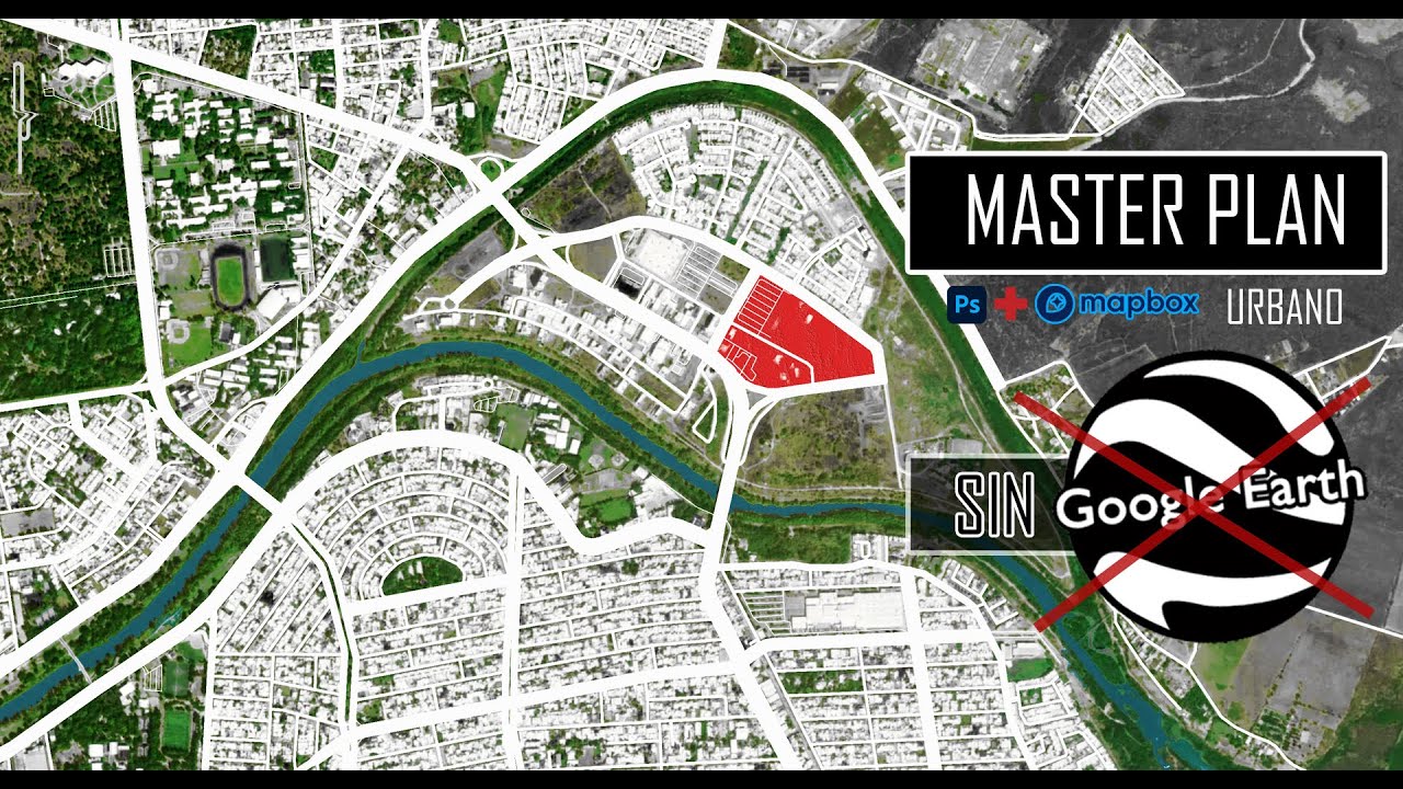 Tutorial MASTER PLAN urbano sin GOOGLE EARTH en Photoshop